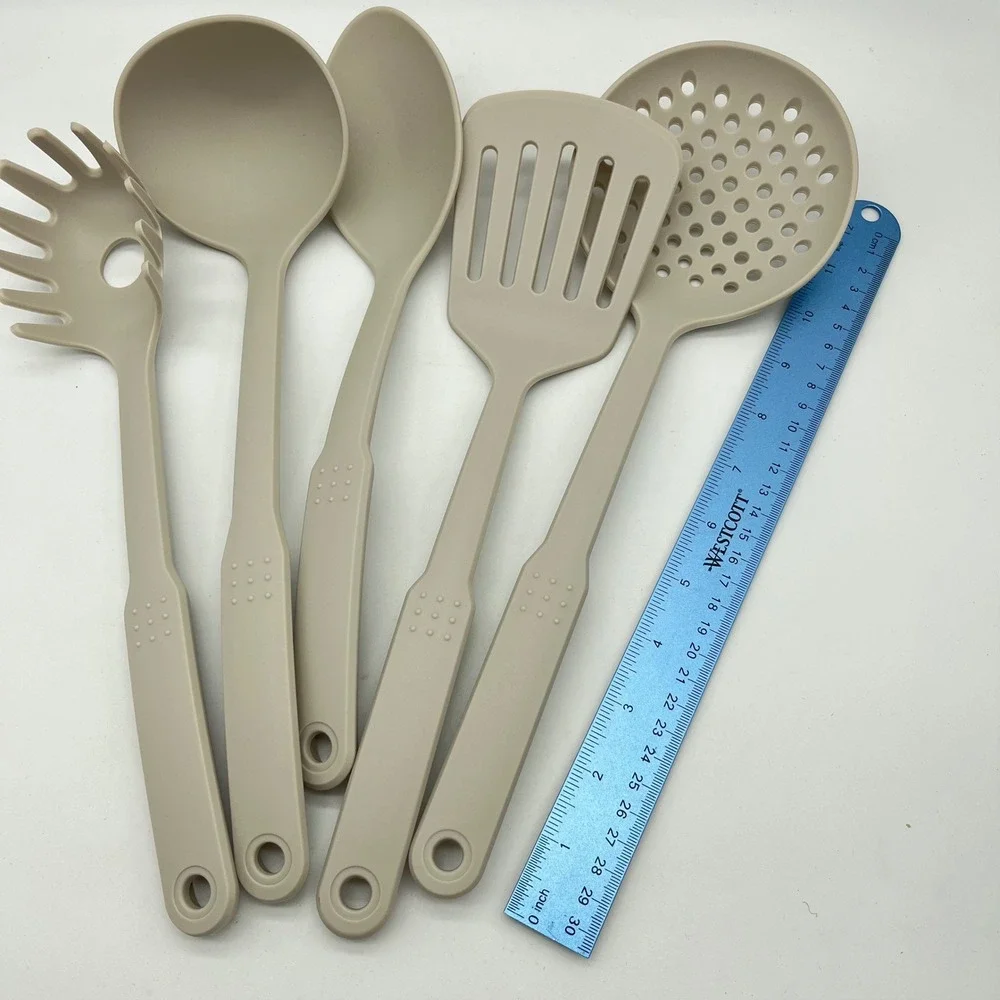 Granitestone Kitchen Desert Collection Utensil Set - 5 Piece Spoon Spatula Ladle